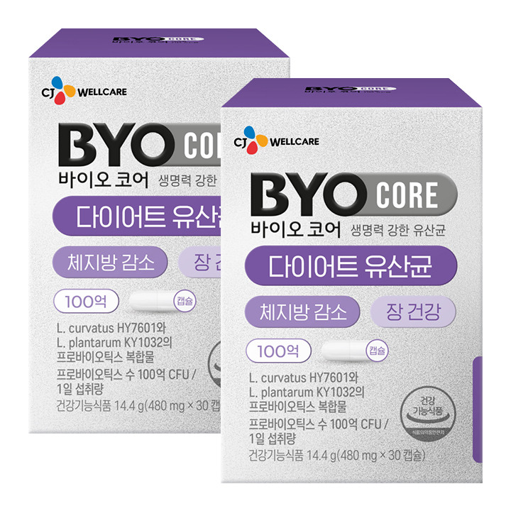 바이오코어 다이어트 유산균 30캡슐(1개월)X2개