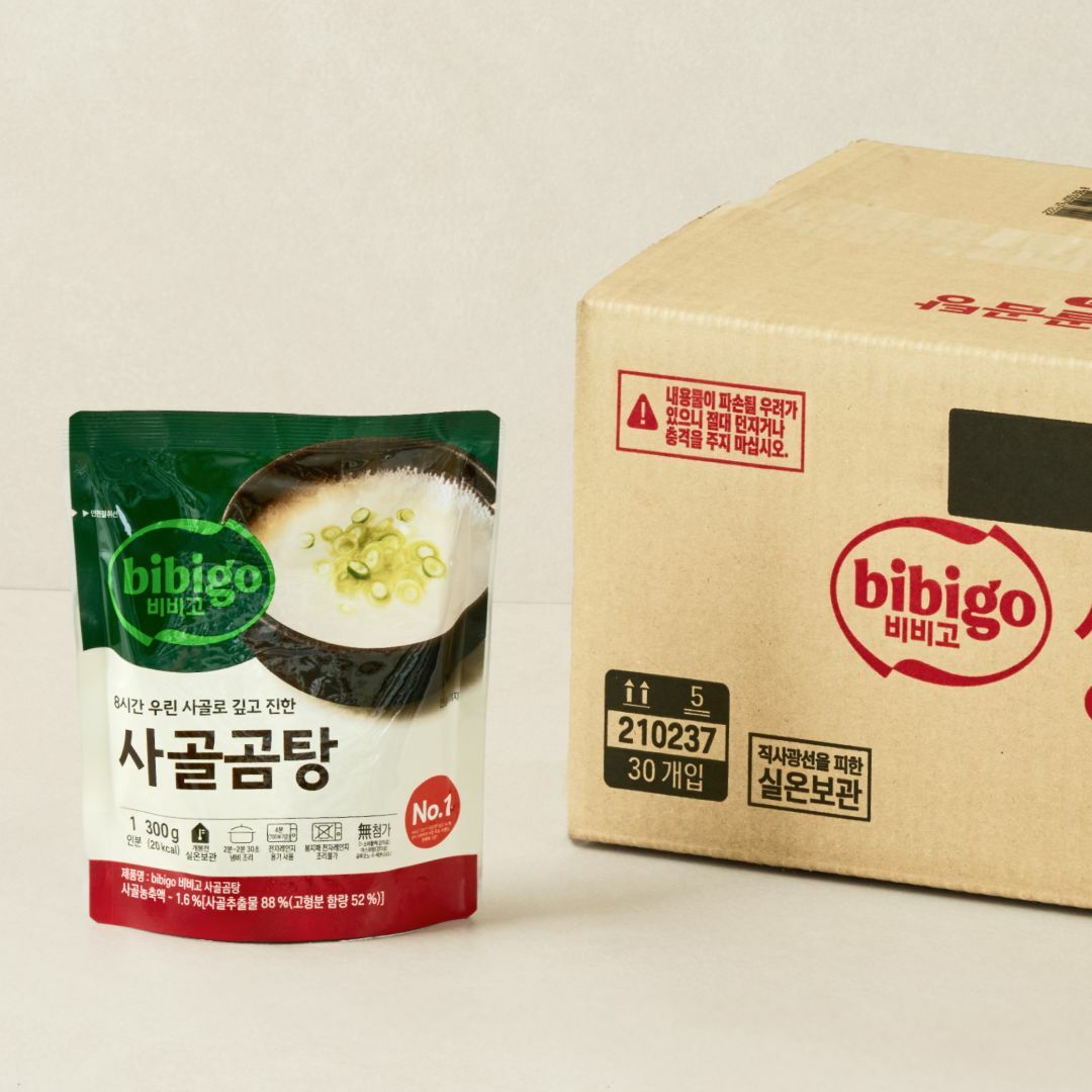 [CJ더마켓] [박스특가]비비고 사골곰탕 300gX30개