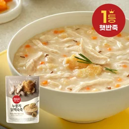 햇반 누룽지닭백숙죽 420g