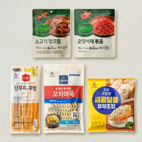 반찬·어묵·유부 골라담기