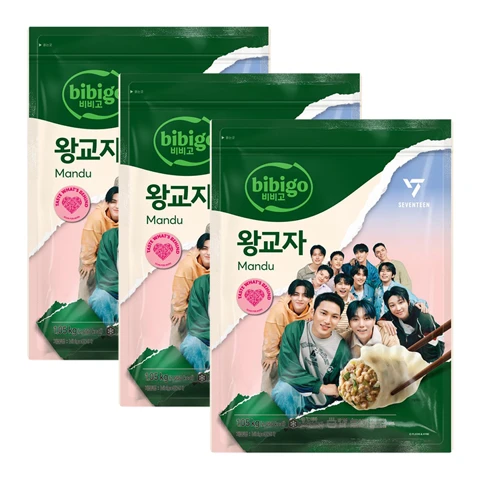 [첫구매전용][비비고|세븐틴]비비고 왕교자 1.05kgX3개