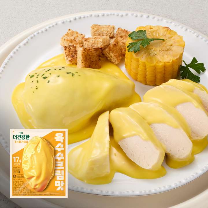 더건강한 소스 닭가슴살 옥수수크림100g