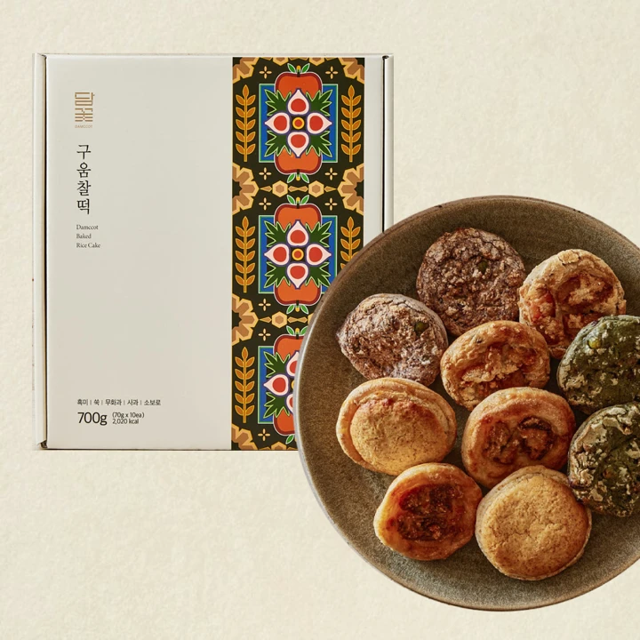 담꽃 혼합구움찰떡 10입 세트(5종x2입)