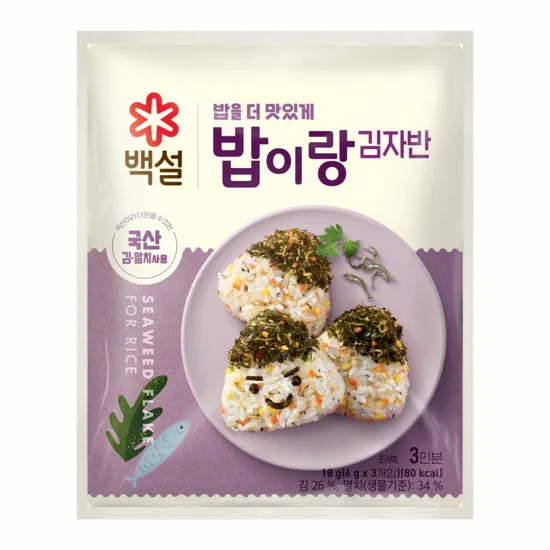 밥이랑 김자반 18g