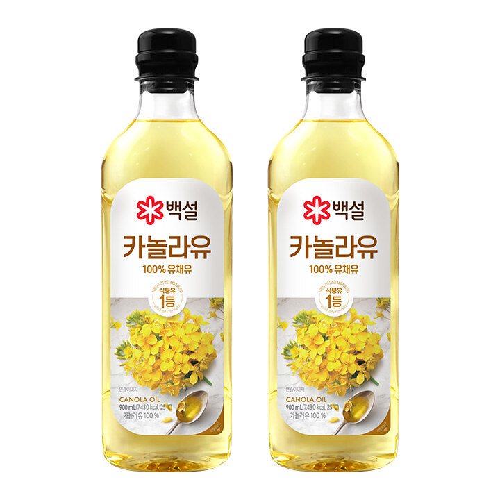 백설 카놀라유 900mlX2개