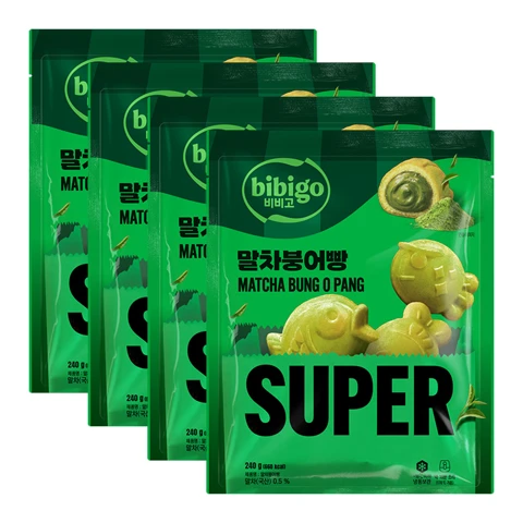 [400개한정]비비고 말차붕어빵 240gX4개
