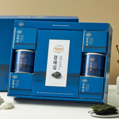 [26설선물세트] 비비고 감태김 혼합 1호X5개