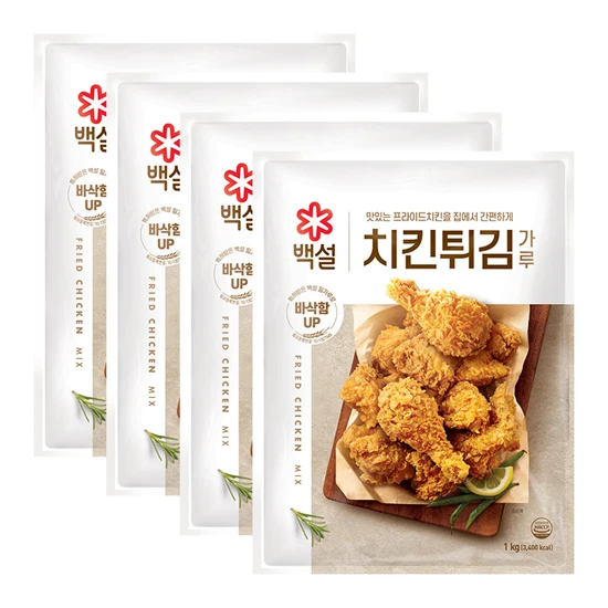 치킨튀김가루 1kgX4개