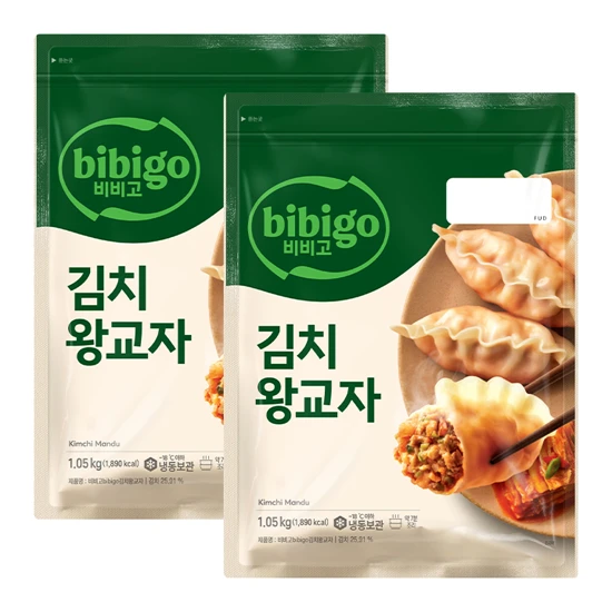 비비고 김치왕교자 1.05kg x 2개
