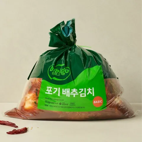 [주문후생산]비비고 베이직 포기배추김치 10kg