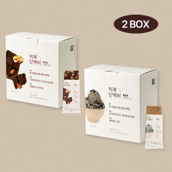 하루단백바 오리지널 2종 혼합 45gX20개(흑임자맛10개,카카오맛10개)