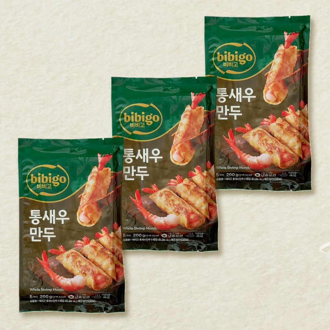 [CJ더마켓] [3+3]비비고 통새우만두 200g