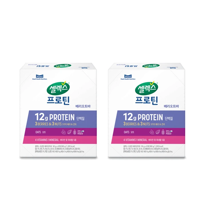 셀렉스 프로틴바 베리오트 50gx12개