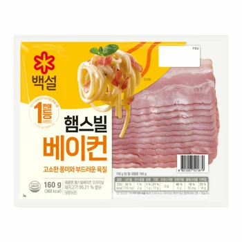 백설 햄스빌 베이컨 160g