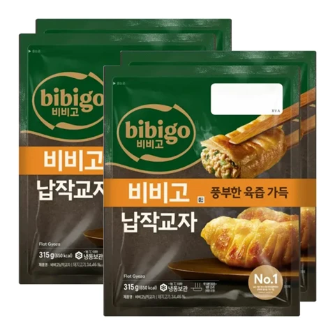[300개한정]비비고 납작교자 315gx2개 X2개