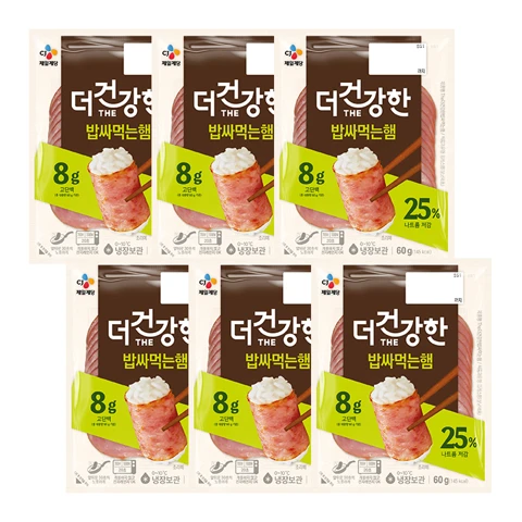 더건강한 밥싸먹는햄 60gX6개