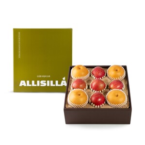 [26설선물세트대량]올리실라 사과배VALUE형 혼합세트9입(3.8kg내외)