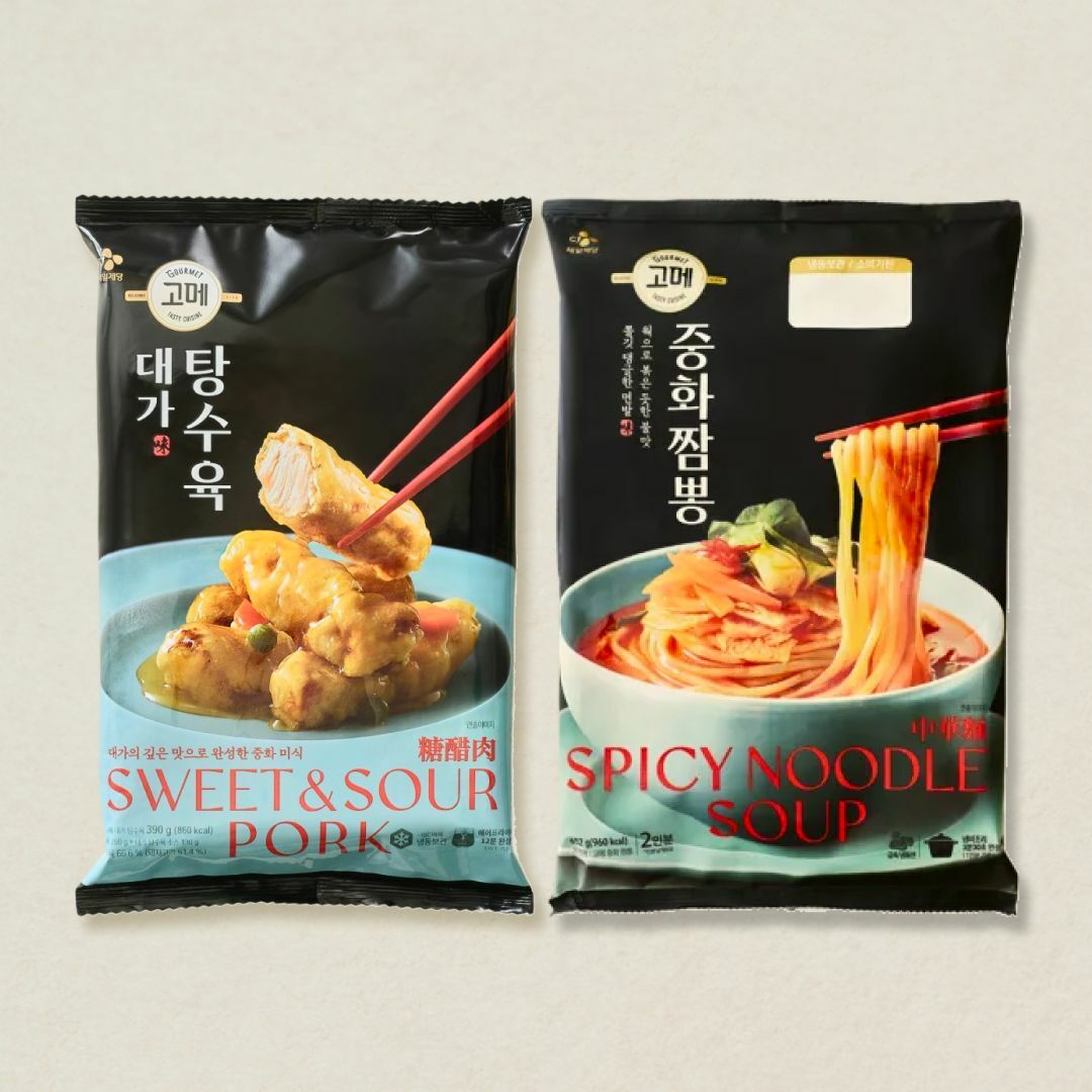 [중화세트]고메 중화짬뽕 652g+대가 탕수육 390g