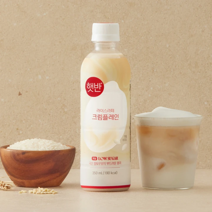 햇반 라이스라떼 크림플레인 350mlX6개