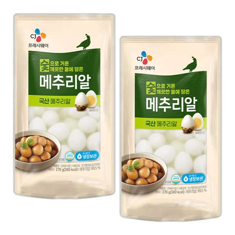 깐메추리알 270gX 2개