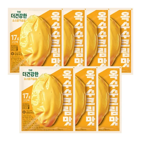 The더건강한 소스 닭가슴살 옥수수크림맛100gX7개