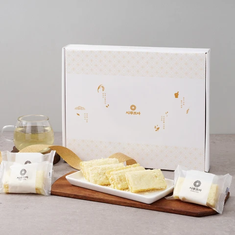 [26년설 선물세트]쌀 카스테라 단호박 인절미 선물 세트 1.2kg