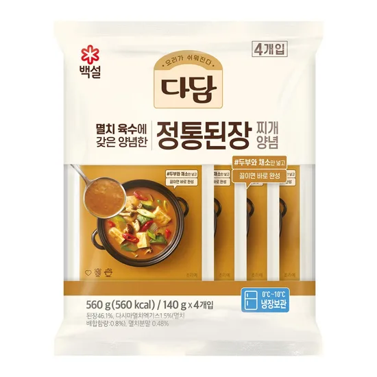 다담 정통된장찌개양념 140g x4번들