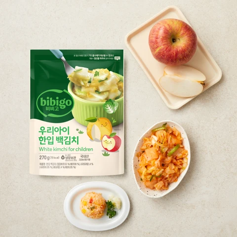 비비고 우리아이한입 백김치 270g