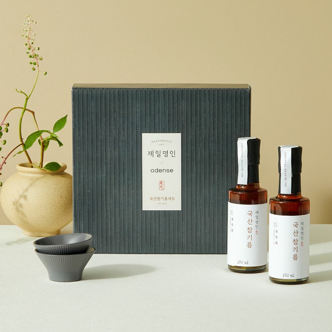 [CJ더마켓] 오덴세 X 제일명인 국산참기름