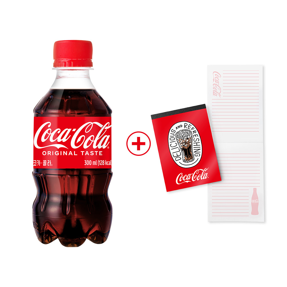[행사]코카-콜라 300ml x 24개+[증정]메모패드
