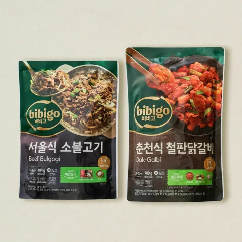 [간편조리 밀키트세트]춘천식 닭갈비 700g+서울식 소불고기404g