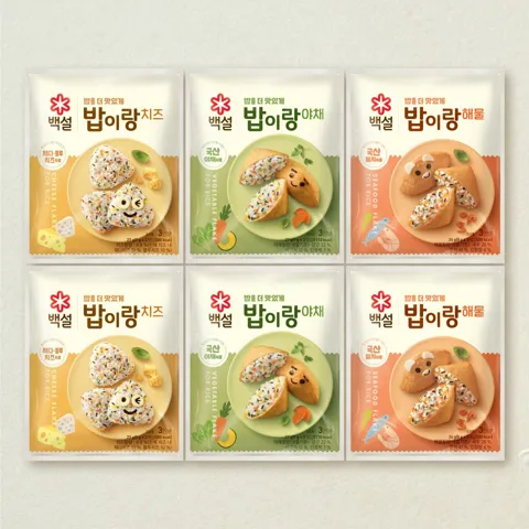 [밥이랑3종세트]밥이랑 치즈27gX2개+야채27gX2개+해물24gX2개(총6개)
