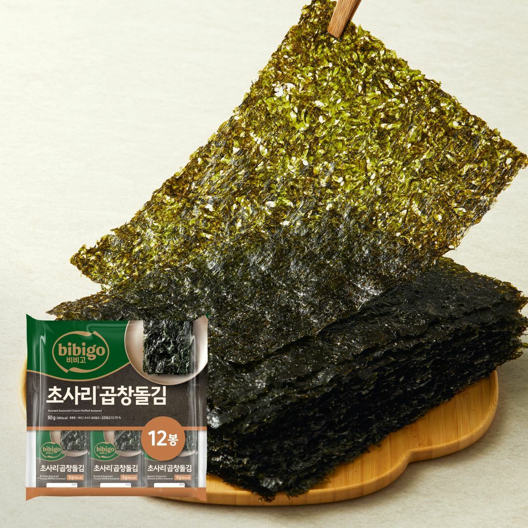 비비고 초사리곱창돌김 5gX12봉