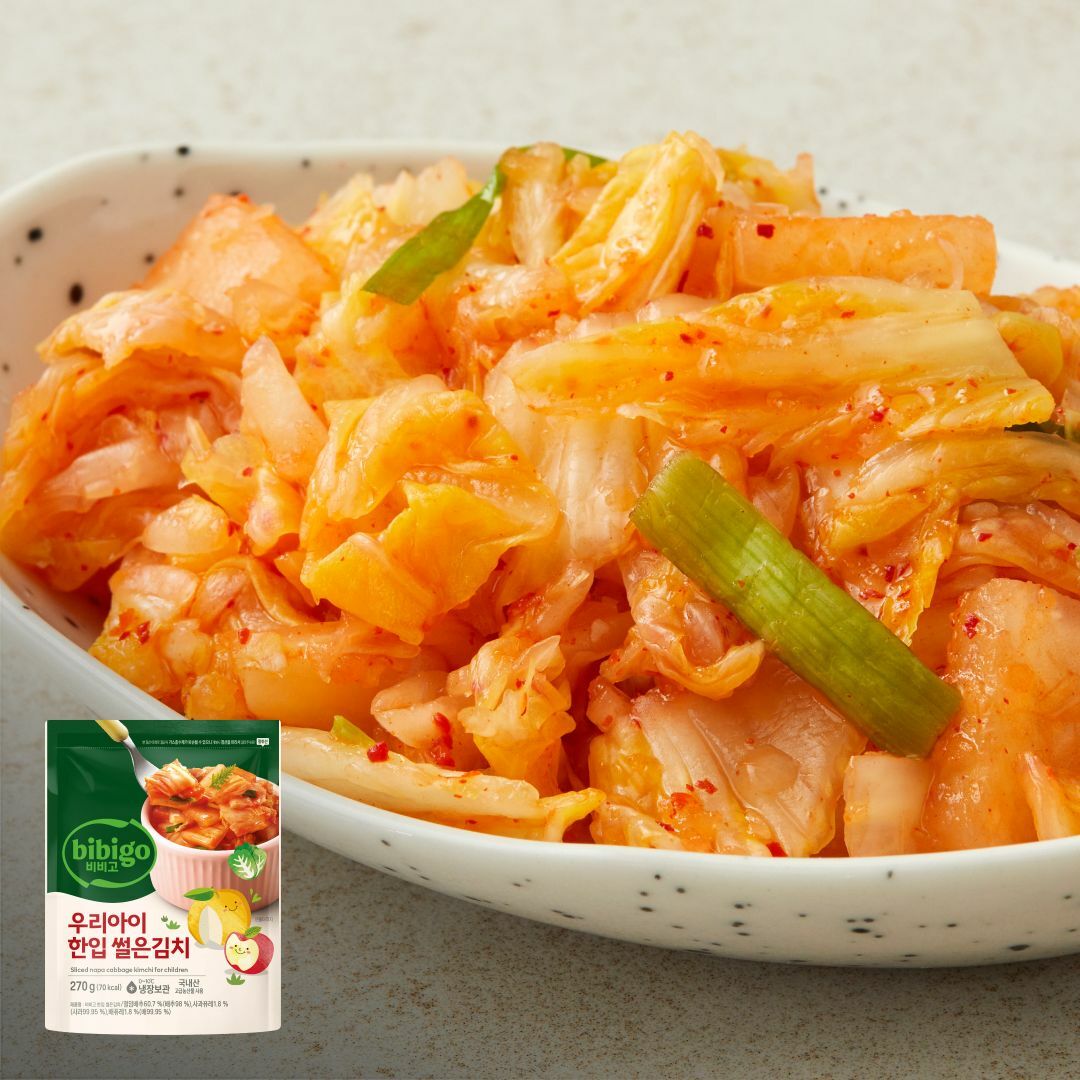 비비고 우리아이한입 썰은김치270g