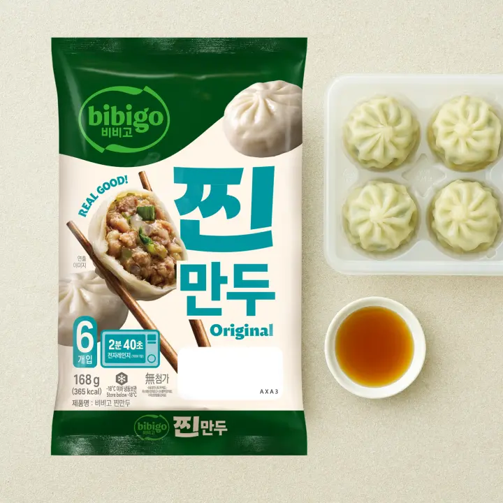 비비고 찐만두168g