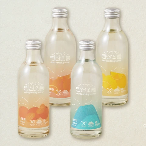 제주 탄산오름 탄산수 250ml 4종(총12병/1박스)
