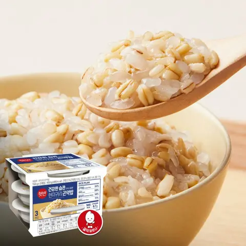 햇반 라이스플랜 현미귀리 곤약밥 150gX3개