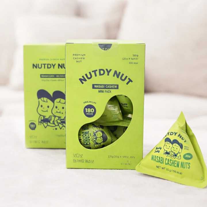 넛디넛 와사비캐슈넛 미니박스120g