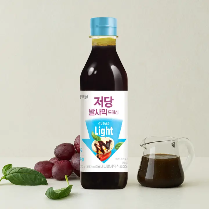 백설 저당 발사믹드레싱 570g