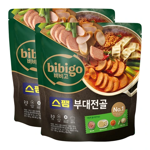 비비고 스팸부대전골 690gX2개
