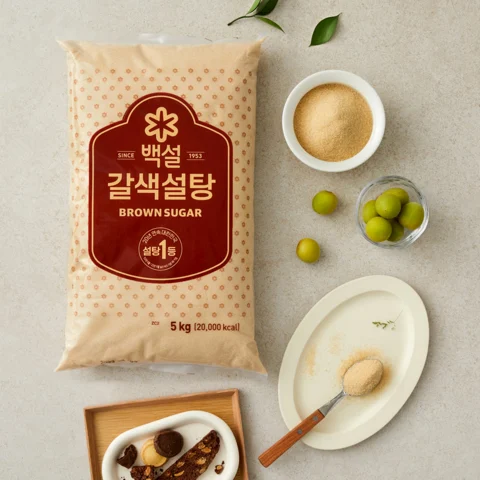 백설 갈색설탕 5Kg