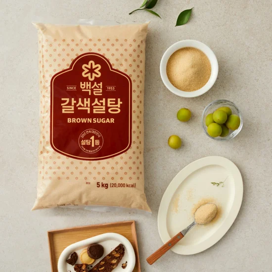 백설 갈색설탕 5Kg