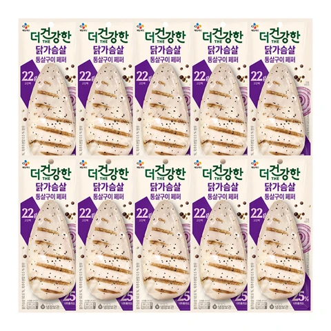 더건강한 닭가슴살 통살페퍼 100g X 10개
