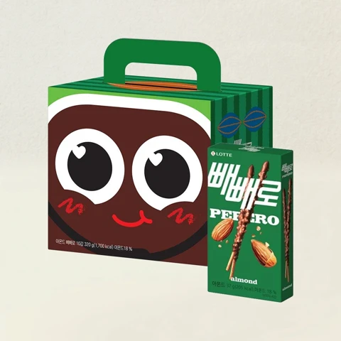 롯데 빼빼로 아몬드 패키지 10입