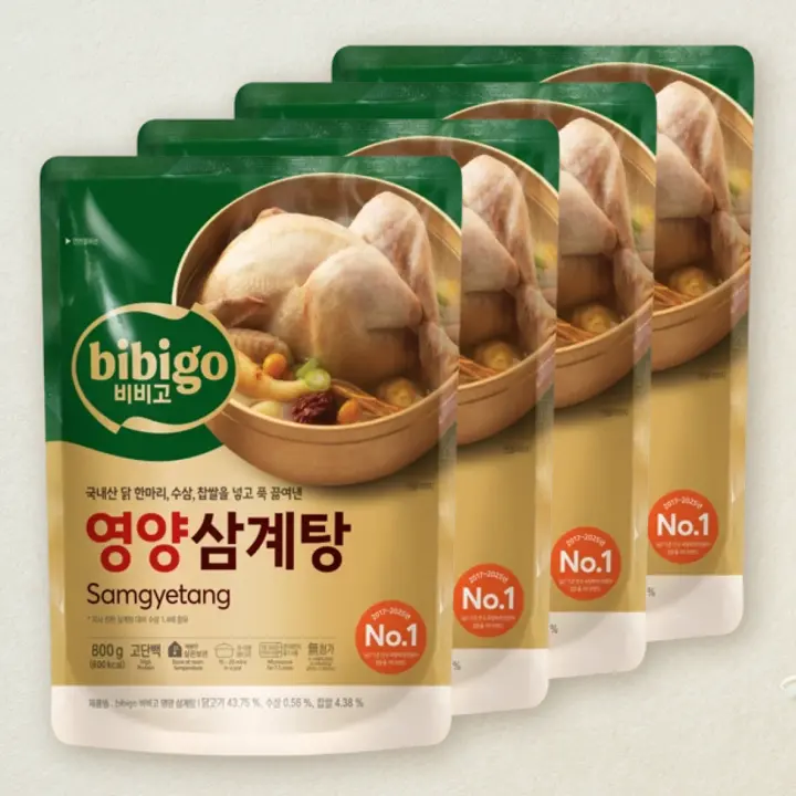 [무료배송]비비고 영양삼계탕800gX4개