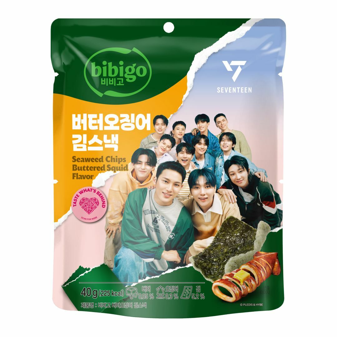 [비비고|세븐틴]비비고 버터오징어 김스낵 40g