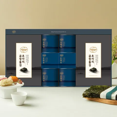 [25추석선물세트] 비비고 감태김·초사리 곱창돌김