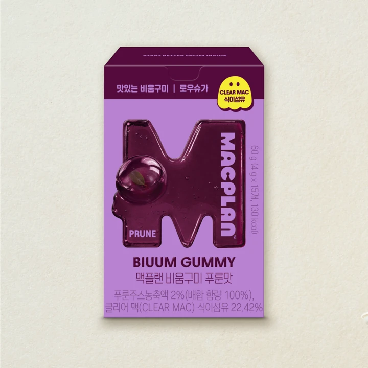 맥플랜 비움구미 푸룬맛