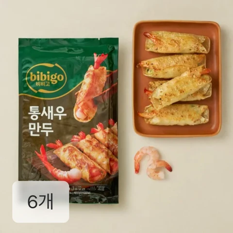 비비고 통새우만두 200gX6개