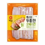 백설 햄스빌 두툼한 굿베이컨 340g